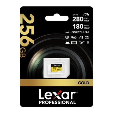 Mälukaart Lexar GOLD microSDXC 256GB