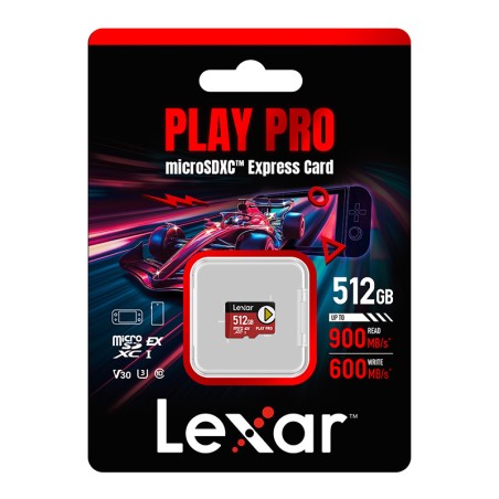 Lexar PLAY Pro microSD Express 7.1 512GB mälukaart