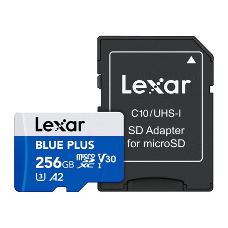 Lexari microSDXC mälukaart, 256 GB (SD3.0)