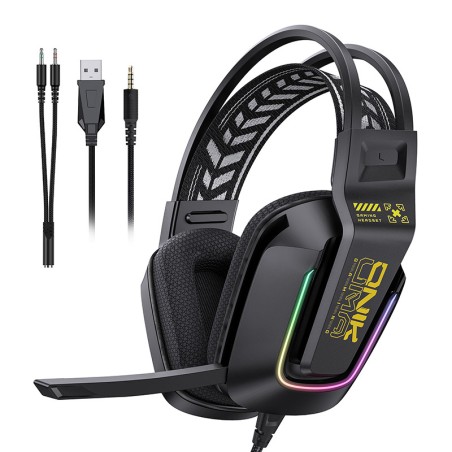 ONIKUMA X13 mängukõrvaklapid (mustad)