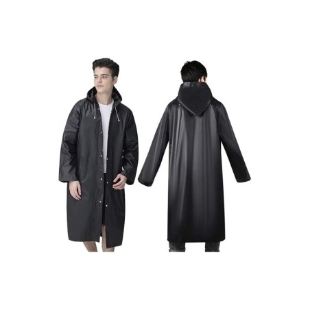 Universaalne must vihmamantel | FreshDesign.ee