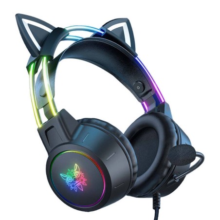 ONIKUMA X15 PRO mängupeakomplekt Cat (must)