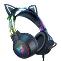 ONIKUMA X15 PRO mängupeakomplekt Cat (must)