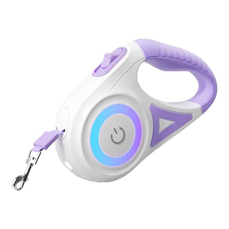 Rojeco Dog automaatne jalutusrihm LED 5 m (lilla)
