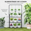 3-astmeline metallist lilleriiul riputuskonksudega, must