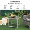 Aia külglaud karastatud klaasi, polürotangi ja alumiiniumiga, hall