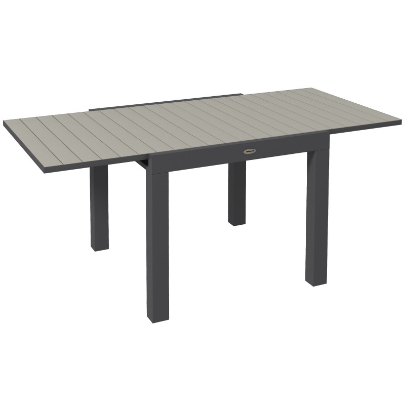 Ilmastikukindel aialaud 162 × 80 × 75 cm, hall