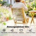 3-osaline kokkupandav polürotangist rõdumööblikomplekt laua ja 2 tooliga