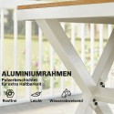 7-osaline aiamööblikomplekt laua ja 6 virnastatava tooliga, tiikpuu välimus
