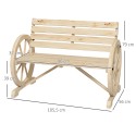 Aiapink vaguniratta kujundusega 2 inimesele, 105,5 × 56 × 79 cm