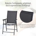 2-osaline kokkupandavate käetugedega matkatoolide komplekt, must