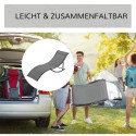 2 aiatooli komplekt, ergonoomilised alumiiniumist lamamistoolid Textilene-kattega, tumehallid, 165 × 61 × 63 cm