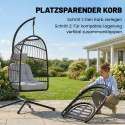 Kokkupandav polürotangist ripptool koos raami, padja ja peatoega
