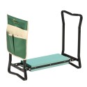Kokkupandav 2-in-1 aiapõlvitustool tööriistakotiga, 58 × 28 × 49 cm