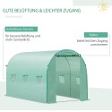 Kasvuhoonekile 3 × 2 × 2 m, veekindel, UV-kaitsega, roheline