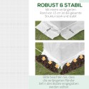 Roheline asenduskasvuhoonekile 6 × 3 × 2 m, 12 akna ja uksega
