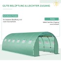 Veekindel UV-kaitsega kasvuhoonekile 6 × 3 × 2 m, PE, roheline
