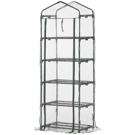 5 riiuliga minikasvuhoone lillede ja köögiviljade kasvatamiseks, 69 × 49 × 193 cm
