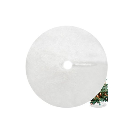 Jõulupuu all olev vaip 72 cm, valge karvane | FreshDesign.ee