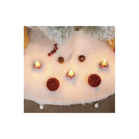 Jõulupuu all olev vaip 72 cm, valge karvane | FreshDesign.ee