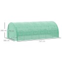 Kilekasvuhoone polütunnel rullitavate katetega, 6 × 3 × 2 m
