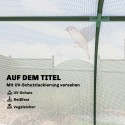 Talvekindel terasraamiga kasvuhoone PE-võrkkilega 200 × 100 × 80 cm valge