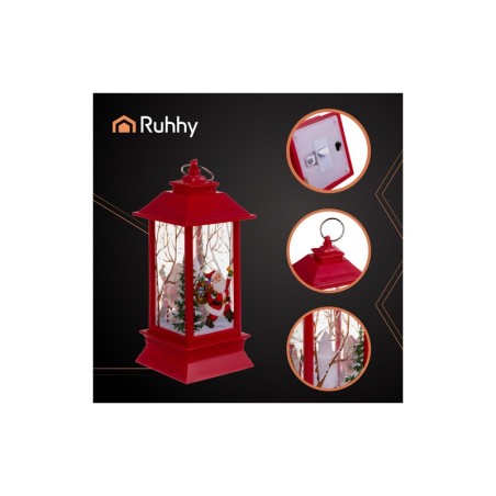 Punane LED jõulu latern