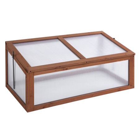 Minikasvuhoone PC-plaatidega, 100 × 65 × 40 cm