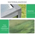 Minikasvuhoone PC-plaatidega, 100 × 65 × 40 cm