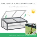 Minikasvuhoone PC-plaatidega, 100 × 65 × 40 cm