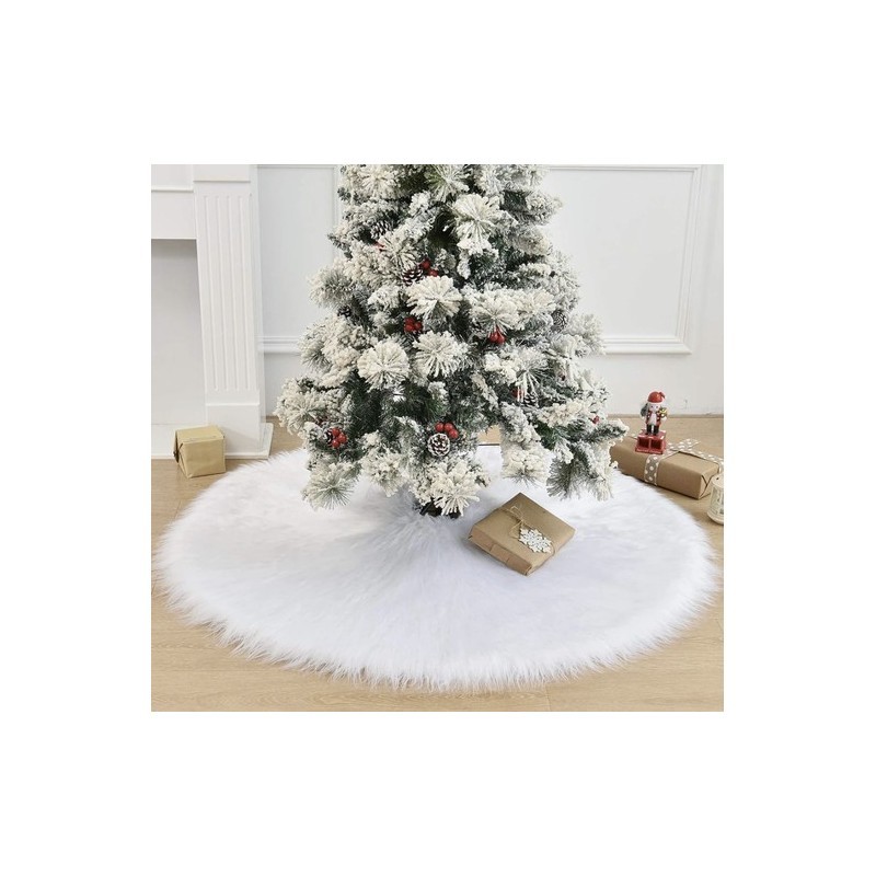 Jõulupuu all olev vaip 120 cm, valge | FreshDesign.ee