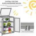 Puidust ja polükarbonaadist läbipaistev kasvuhoone
