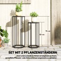 2-osaline kuusnurksete metallist taimealuste komplekt sise- ja välitingimustesse