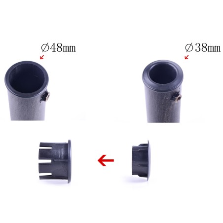 Polüestervaigust päikesevarjujalg 38/48 mm varrele, 9 kg, pronks