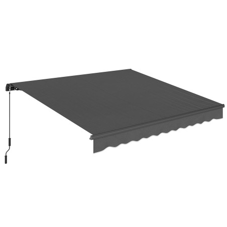 Liigendvarrega markiis 350 × 300 cm, vända ja seinakinnitusega