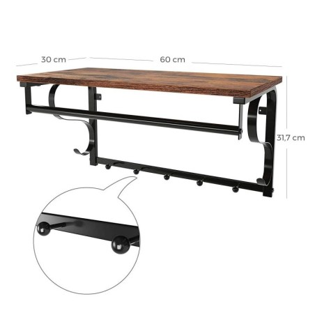 LOFT puidust riiul nagi | FreshDesign.ee