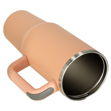 Termoskruus kõrre ja sangaga, 1200ml roosa | FreshDesign.ee