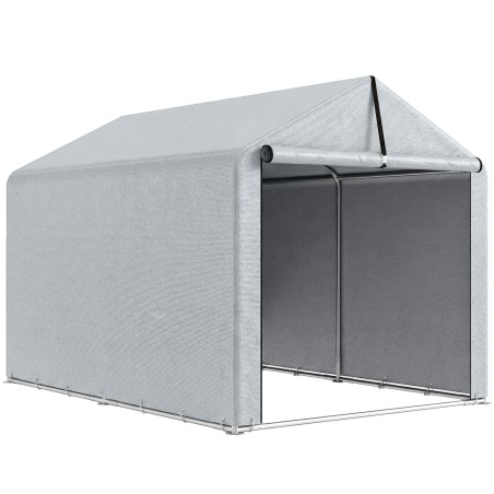 Veekindel garaaži- ja varjualusetelk 2,2 × 1,6 m, helehall