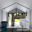 Veekindel garaaži- ja varjualusetelk 2,2 × 1,6 m, helehall