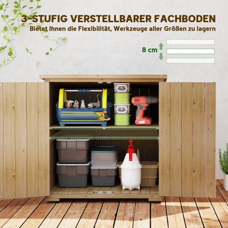 Ilmastikukindel aiakast asfaltkatusega, tumehall, 77,5 × 88 × 90 cm