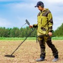 Metallidetektor täiskasvanutele, 5 režiimi, LCD-ekraan, IP68, tumehall