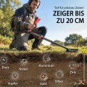 IP68 veekindel kokkupandav metallidetektor 4 režiimi ja LCD-ekraaniga