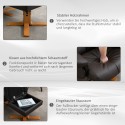145° kallutatav massaažitool jalatoega ja 10 vibratsioonipunktiga, pruun