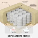 Reguleeritav kunstnahast tugitool klapitava seljatoe ja jalapingiga, kreemvalge
