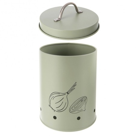 Köögiviljade hoiukarp metallist, roheline, 2,4 l | FreshDesign.ee