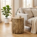 Betoonist puukännulaadne külglaud reguleeritavate jalgadega, pruun
