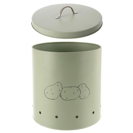 Köögiviljade hoiukarp metallist, roheline, 8.7 l | FreshDesign.ee