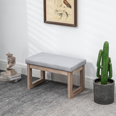 Skandinaavia stiilis jalapink, 68 × 38 × 42 cm, hall-naturaalne