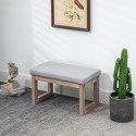 Skandinaavia stiilis jalapink, 68 × 38 × 42 cm, hall-naturaalne