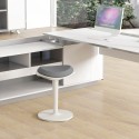 Ergonoomiline reguleeritava kõrgusega pendeltaburet, kuni 120 kg, hall